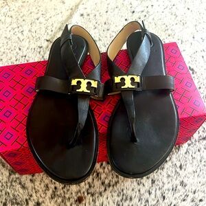 Black Tory Burch sandals